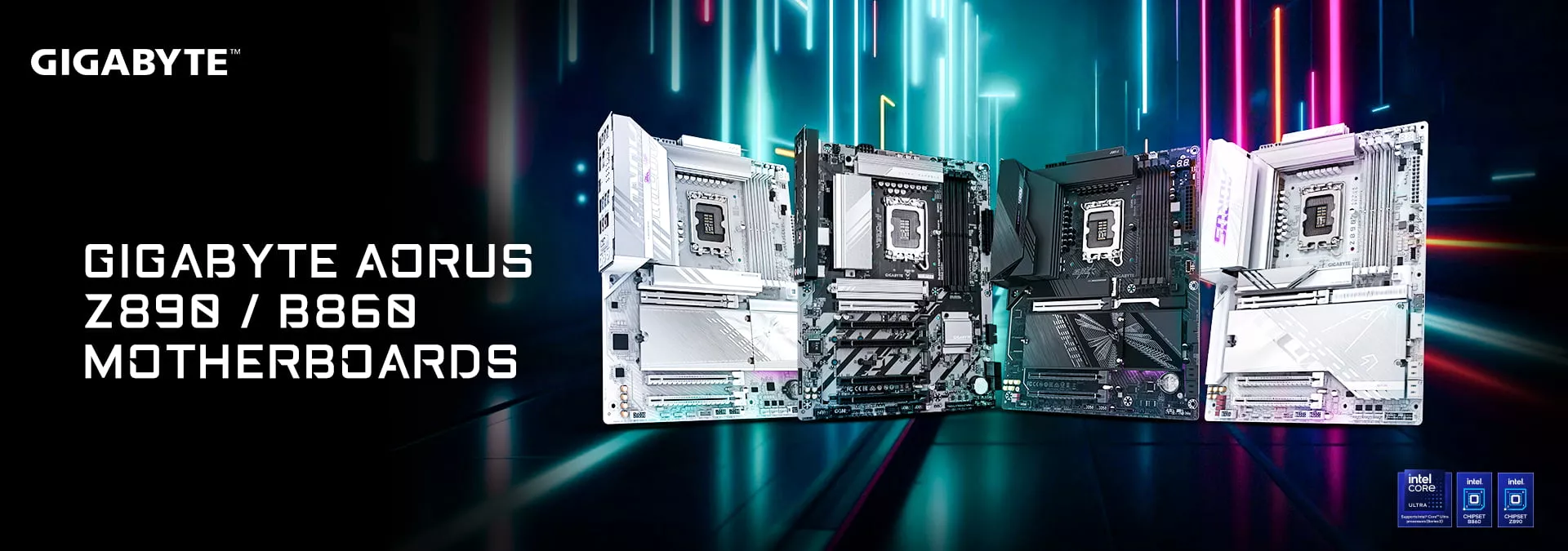 Gigabyte B860 ROG gaming PCs, motherboards and gaming components
