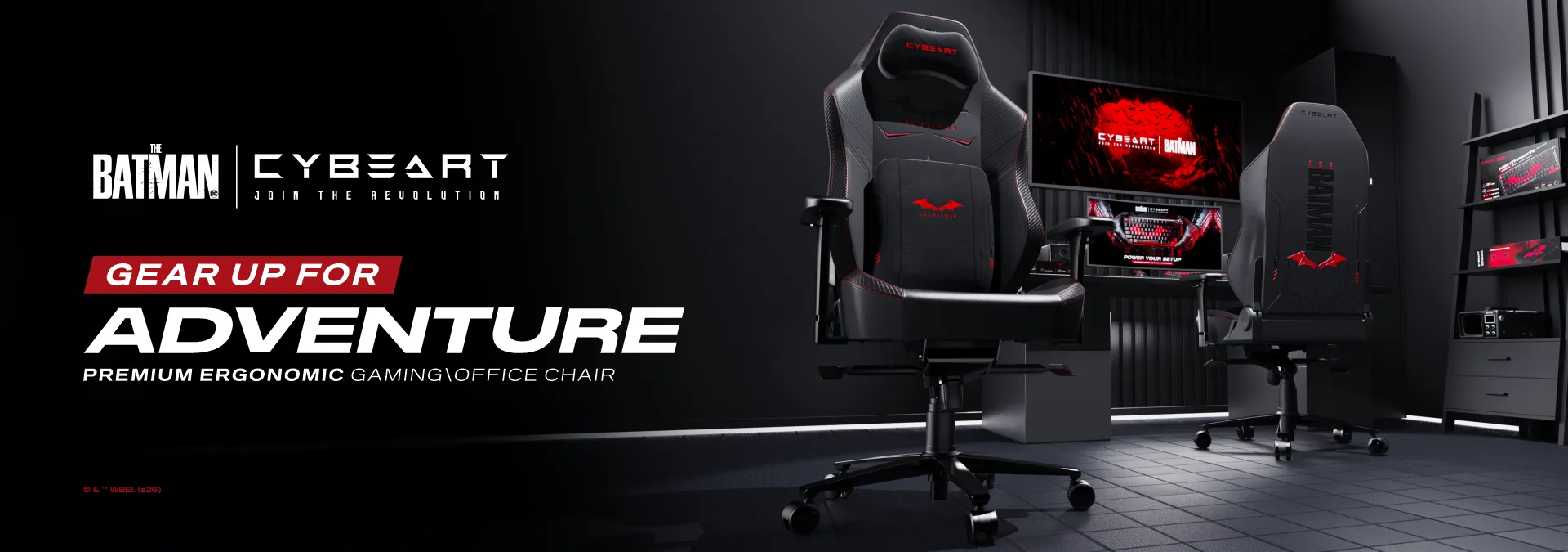Cybart Gaming Chair – Ergonomic gaming chair designed for comfort, support, and an immersive gaming experience