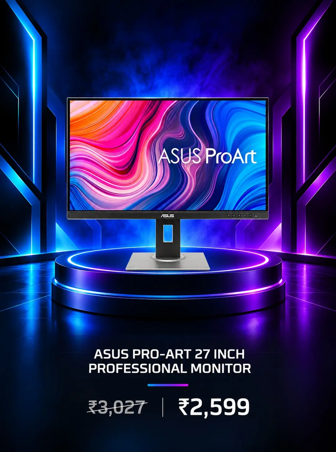 ASUS ProArt 27 inch monitor