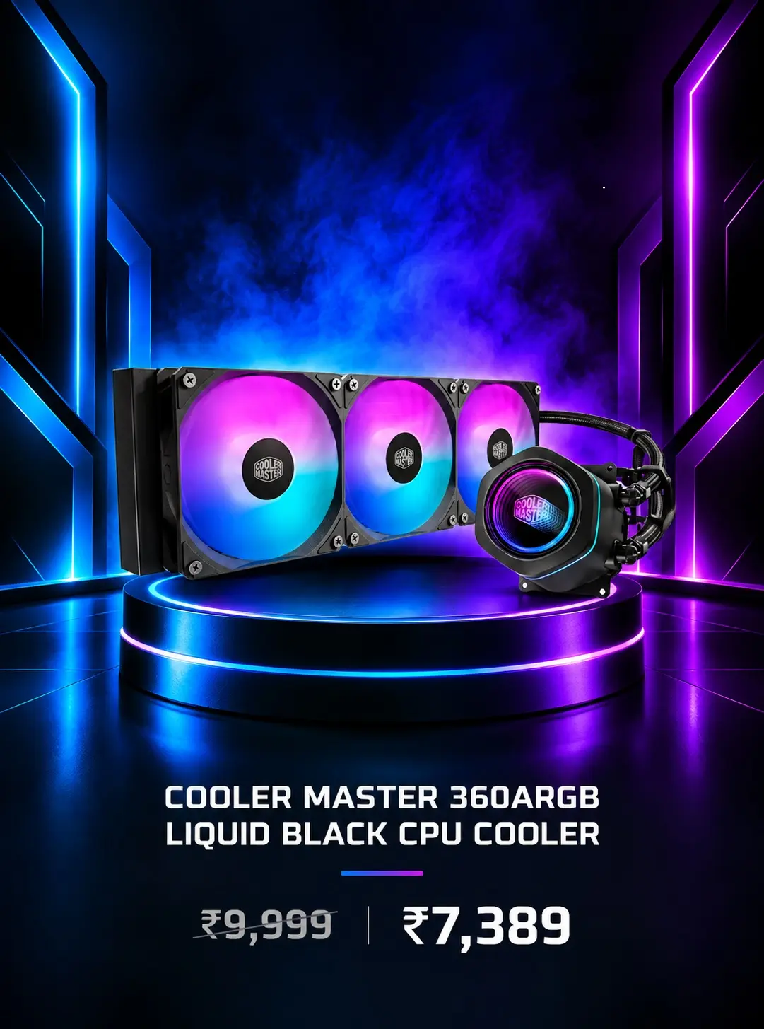 Cooler Master 360 ARGB liquid cooler