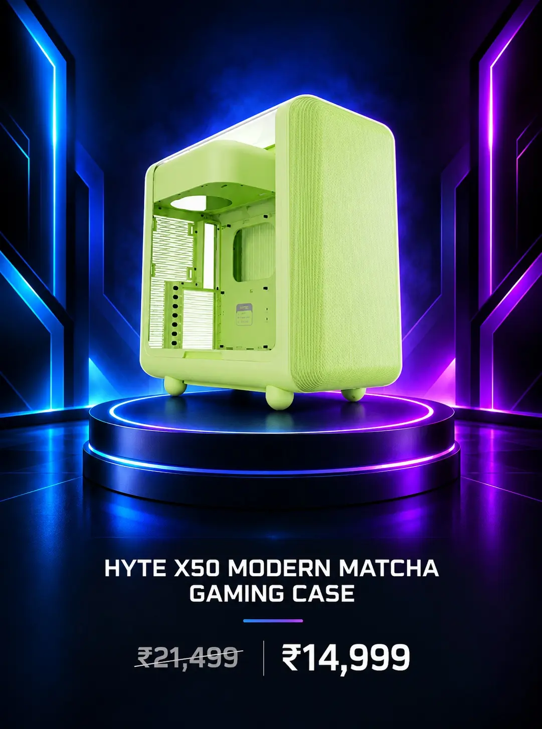 HYTE X50 Matcha Milk PC case