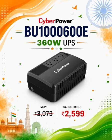CyberPower BU600E 360W Line-Interactive UPS