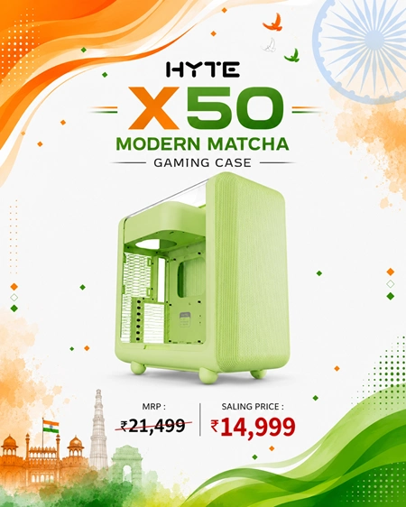 HYTE X50 Modern Performance Matcha Milk PC Gaming Case