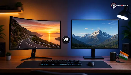 Curved vs Flat PC Monitors: Choose the Best for Your Needs in India