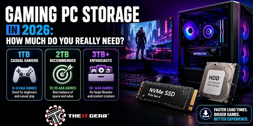 Gaming PC Storage in 2026: How Much Do You Really Need?