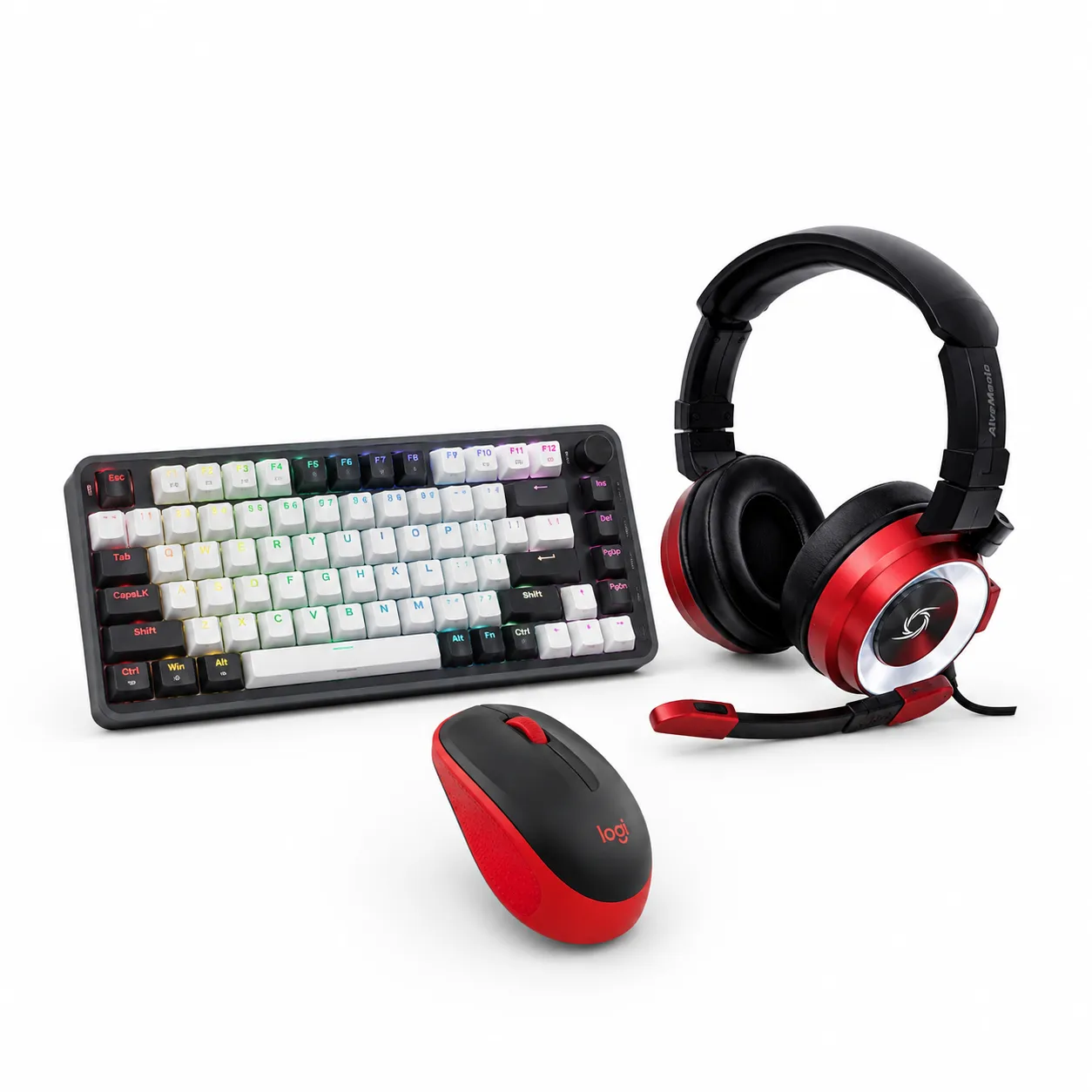 Gaming Keyboard Mouse Headset and PC Peripherals