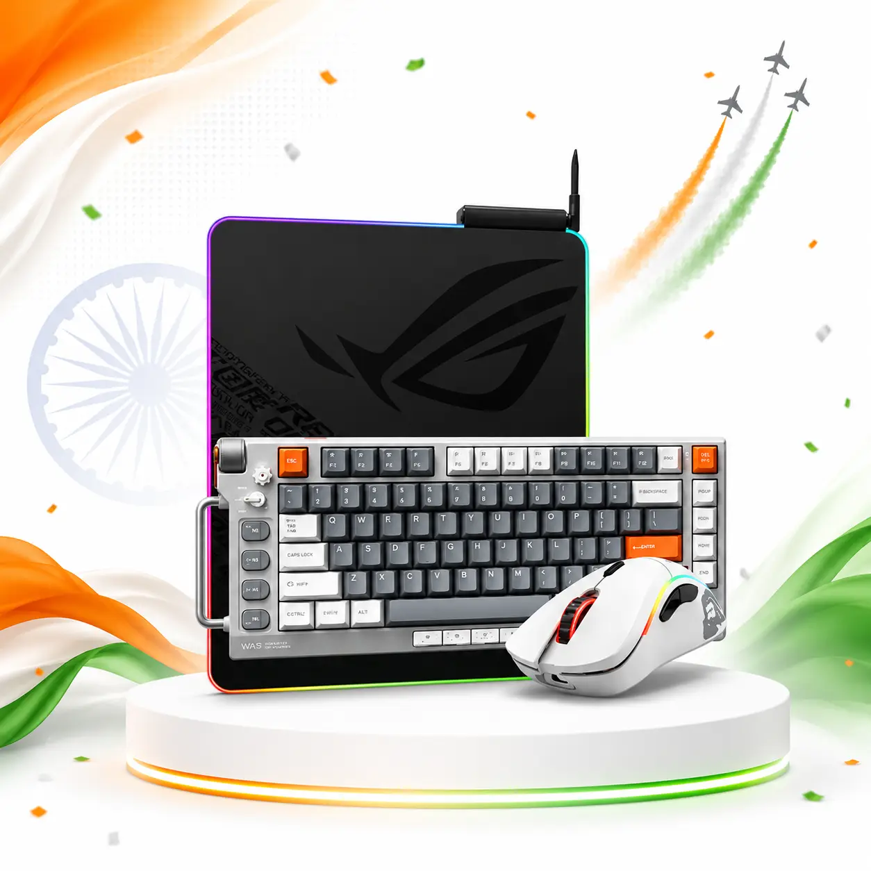 Gaming Keyboard Mouse Headset and PC Peripherals