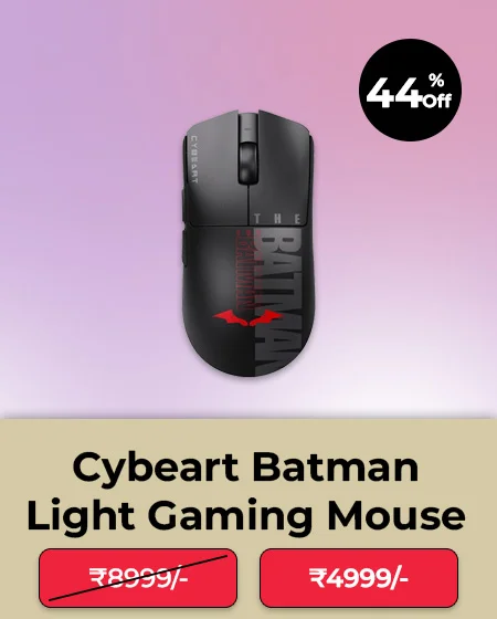 Cybeart Batman Ultera Light Gaming Mouse
