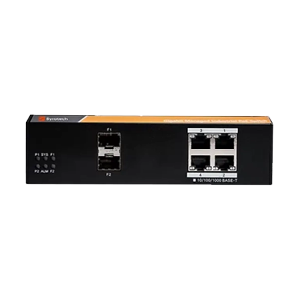 Syrotech SY-4000P-2S-IND Industrial Gigabit PoE Switch with 4 PoE Ports
