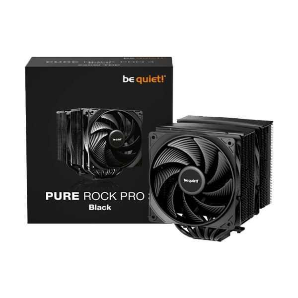 Be Quiet! Pure Rock Pro 3 Black Dual Tower CPU Air Cooler image 5
