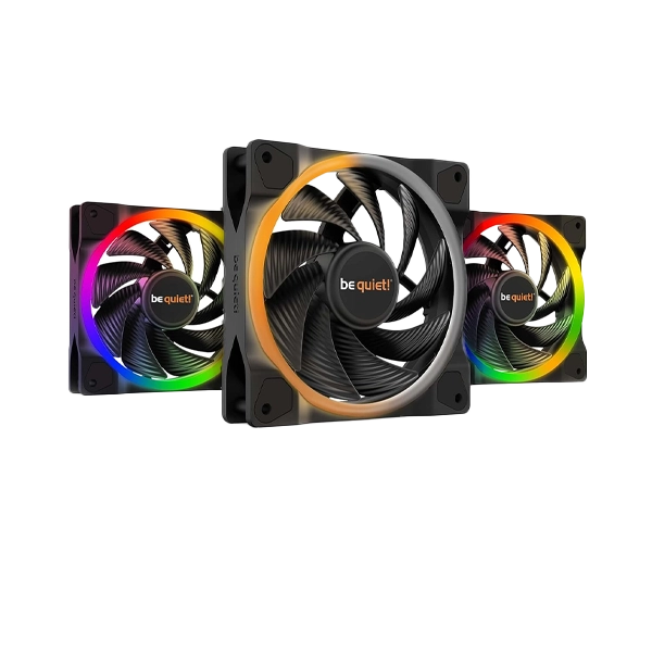 be quiet! Light Wings 140mm PWM Triple Pack ARGB Case Fan
