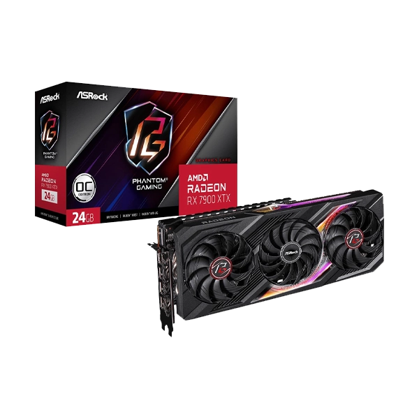 ASRock RX 7900 XTX OC 24GB Phantom Gaming Graphics Card