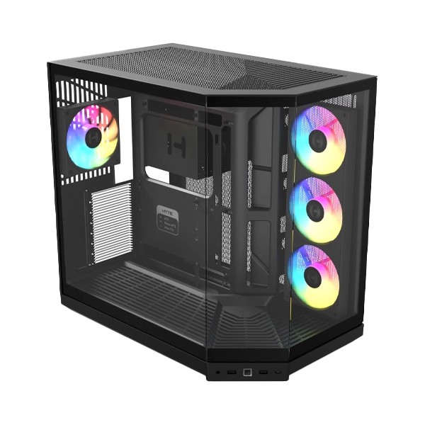 Hyte Y50 RGB Essential Aesthetic Pitch Black Gaming PC Cabinet image 4