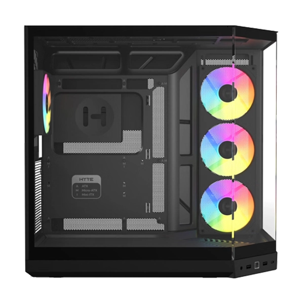 Hyte Y50 RGB Essential Aesthetic Pitch Black Gaming PC Cabinet