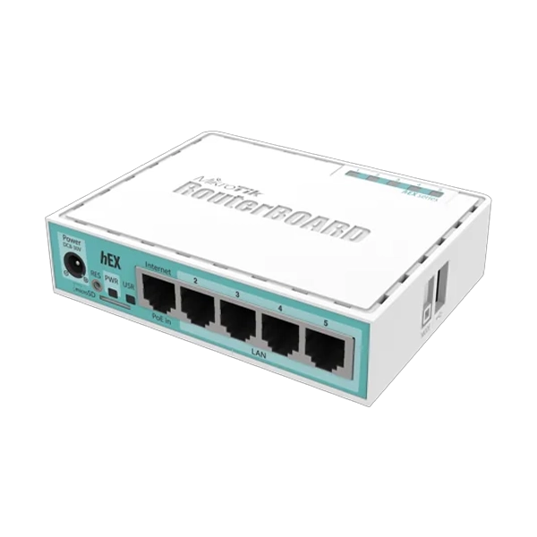 Mikrotik Hex Rb750Gr3,5-Port Gigabit Single Band USB Router image 2