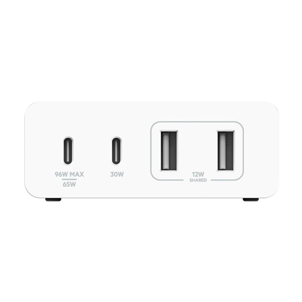 Belkin 108W 4-Port USB-C GAN Wall White Charger image 2