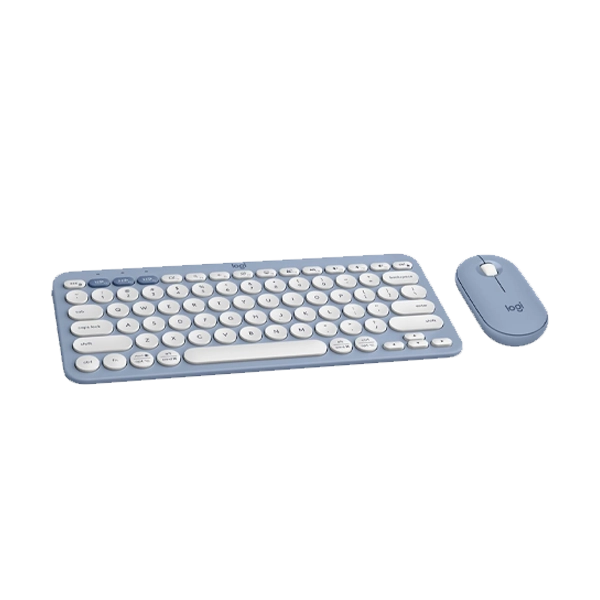 Logitech Pebble 2 Wireless Blue Keyboard and Mouse Combo