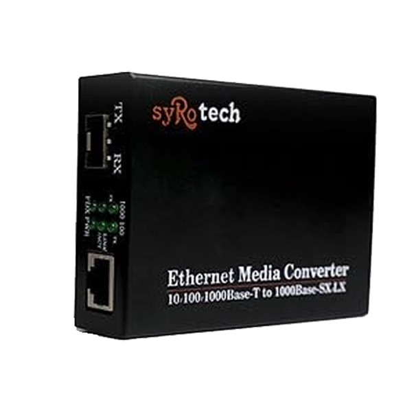 Syrotech GOMC-1312-SFP 10/100/1000 Mbps Gigabit Ethernet Media Converter image 2