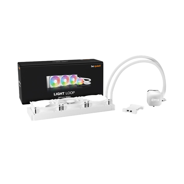 be quiet! Light Loop 360mm White ARGB AIO Liquid Cooler image 4