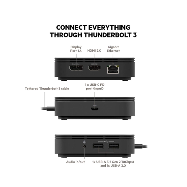 Belkin Thunderbolt 3 Dock Core 60W Multimedia Hub image 2