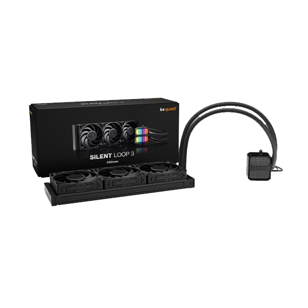 be quiet! Silent Loop 3 360mm AiO ARGB Liquid CPU Cooler image 5