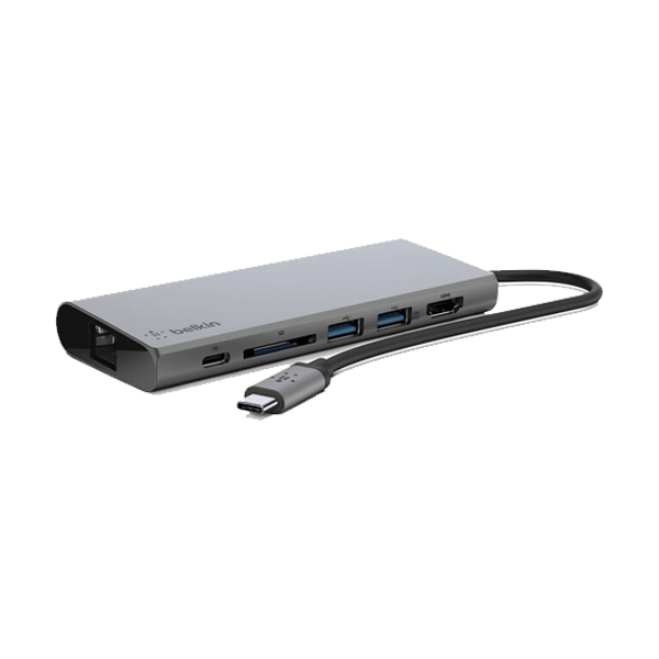 Belkin 60W USB C Type 6 in 1 Multimedia Hub Adapter