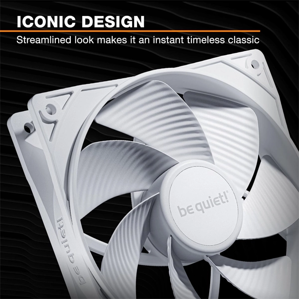 be quiet! Pure Wings 3 120mm PWM Reverse Triple-Pack White Case Fan image 4