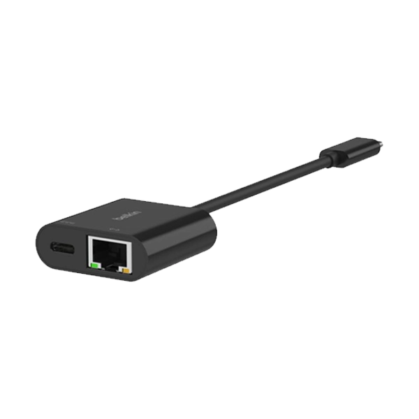 Belkin 100W Connect USB-C With Gigabit Ethernet Point + Charge Adapter image 4