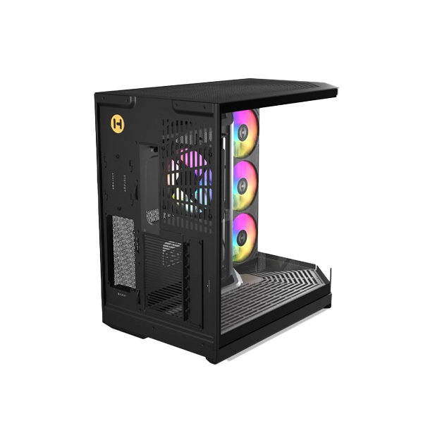 Hyte Y50 RGB Essential Aesthetic Pitch Black Gaming PC Cabinet image 6