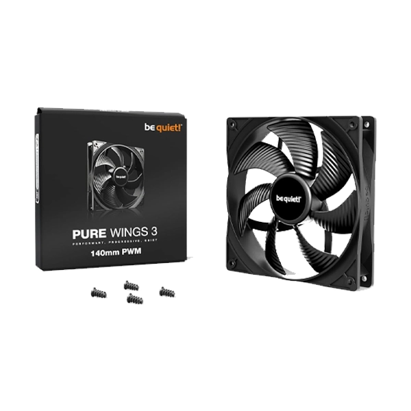 be quiet! Pure Wings 3 140mm Quiet PWM Case Fan image 3