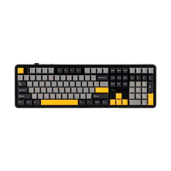 Aula F108GRYA Tri-Mode Full Size Wireless Mechanical Gaming Keyboard