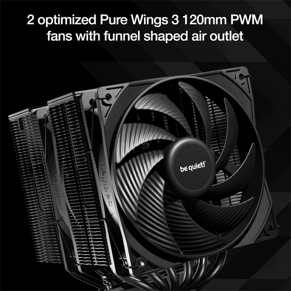 Be Quiet Pure Rock Pro 3 Silver Air Cooler image 4