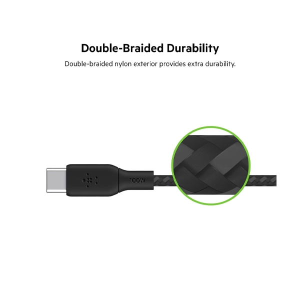 Belkin 100w Fast USB-Type-C to C Smartphone Charging Cable image 4