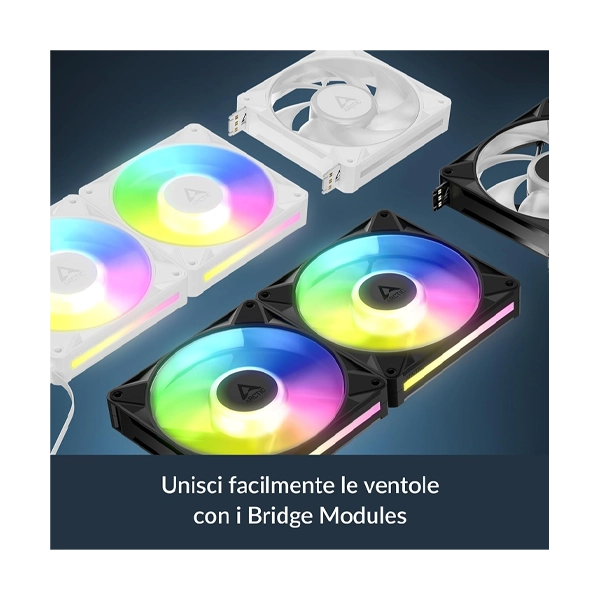 Arctic BioniX P12 A-RGB 3-Pack 120mm PWM Case Fan image 2