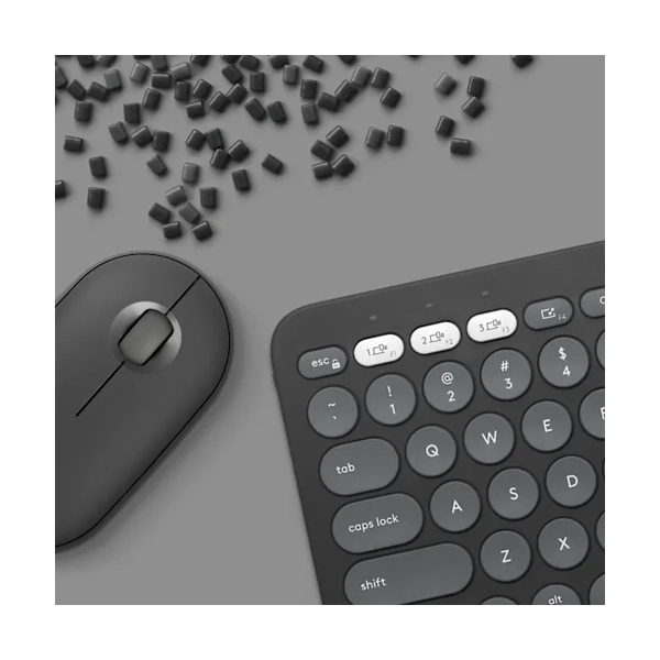 Logitech Pebble 2 - Graphite Wireless Keyboard and Mouse Combo image 4