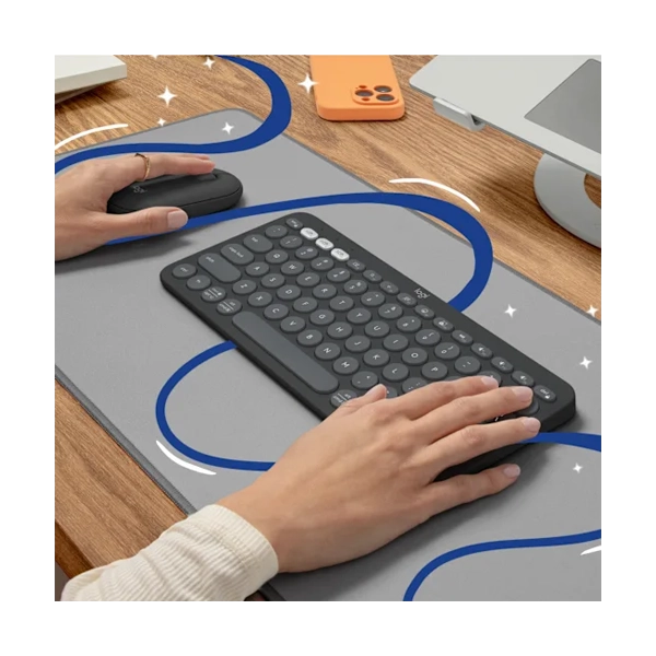 Logitech Pebble 2 - Graphite Wireless Keyboard and Mouse Combo image 2