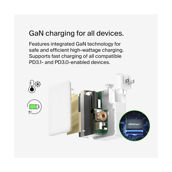 Belkin 140W 4-Port USB -C GaN Wall Charger image 5