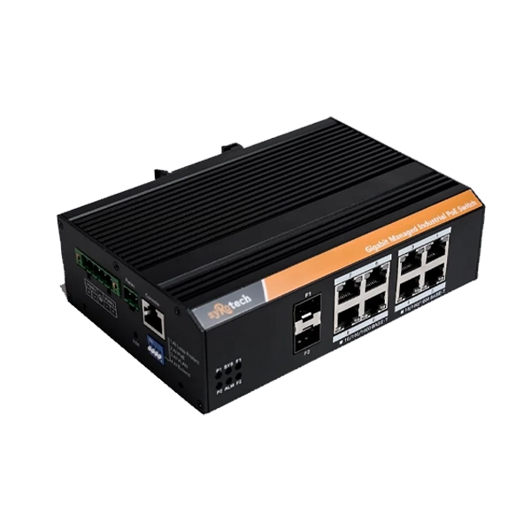 Syrotech SY-8000P-2S-IND Gigabit Management Industrial 8 POE Switch image 4