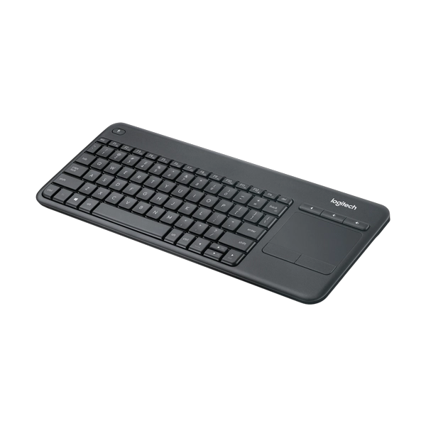Logitech K400 Plus Wireless Touch Black Keyboard image 2