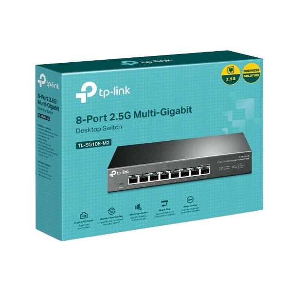 TP-LINK  TL-SG108-M2 8 Ports 2.5G Mulit  GIGA High Speed  Ethernet switch image 4