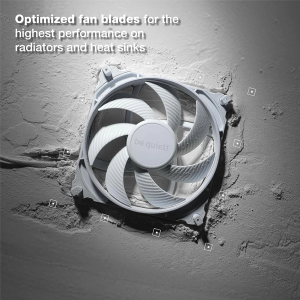 be quiet! Silent Wings 4 120mm PWM White Cooling Fan image 2