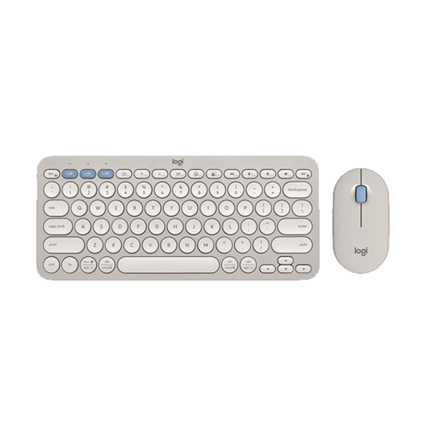 Logitech Pebble 2 Wireless Sand Keyboard and Mouse Combo