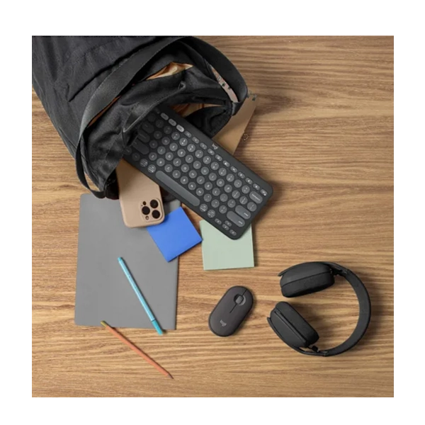 Logitech Pebble 2 - Graphite Wireless Keyboard and Mouse Combo image 5