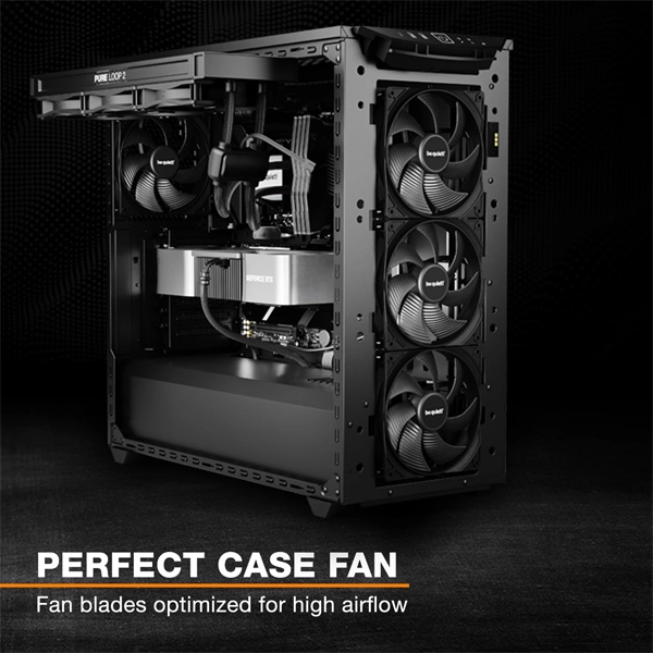 be quiet! Pure Wings 3 120mm PWM Triple-Pack High-Speed Case Fan image 3