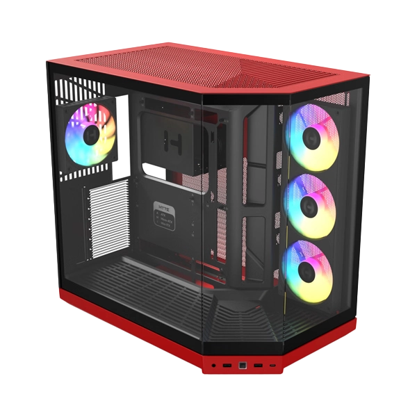 Hyte Y50 RGB Essential Aesthetic Black Cherry  Gaming PC Cabinet image 2