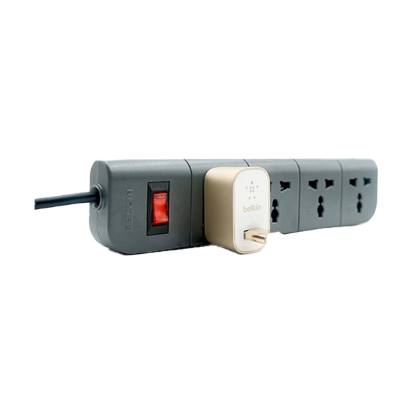 Belkin 4-Socket 5Ft Heavy Duty Cable with Surge Protector Extention Board image 2