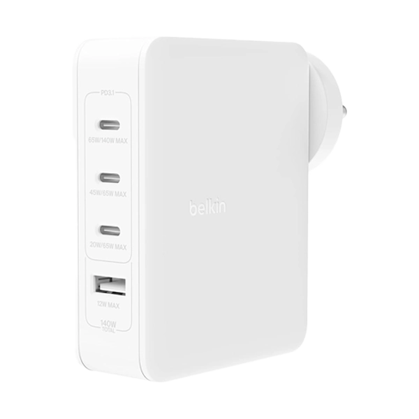 Belkin 140W 4-Port USB -C GaN Wall Charger