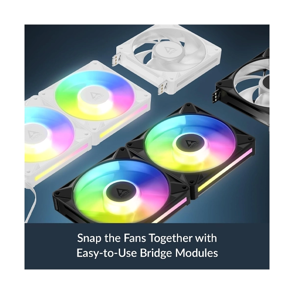 Arctic BioniX P12 A-RGB White 3-Pack Case Fan image 5