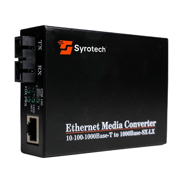 Syrotech GOMC-1312-20 10/100/1000Mbps Gigabit Ethernet to Fiber Media Converter