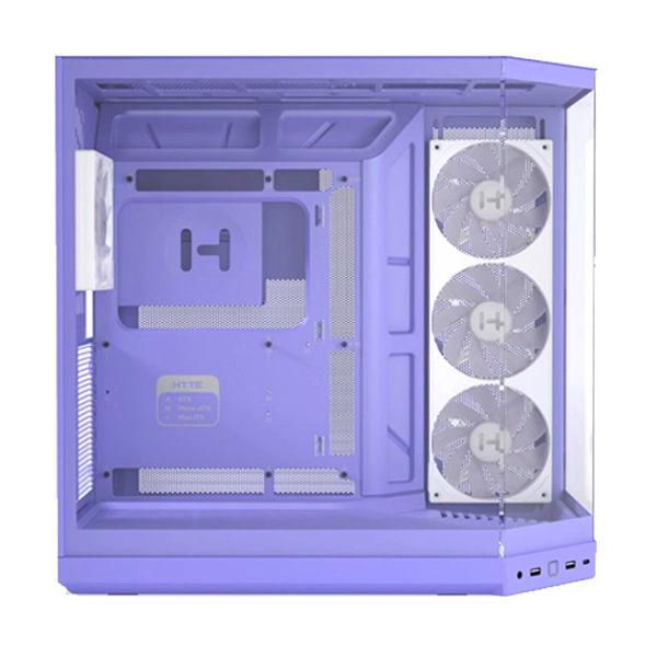 Hyte Y50 RGB Essential Aesthetic Taro Milk Gaming PC Cabinet